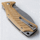 Revo Ness Linerlock Brown Micarta