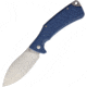Revo Ness Linerlock Folding Knife, Blue textured G10 handle, NESSMUGRY