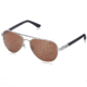 Revo Raconteur Single Vision Prescription Sunglasses, Chrome Frame, Polarized, RE 1011 03 STSV