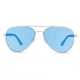 Revo Raconteur Single Vision Prescription Sunglasses, Chrome Frame, Polarized, RE 1011 03 BLSV