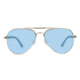 Revo Raconteur Single Vision Prescription Sunglasses, Gold Frame, Polarized, RE 1011 04 BLSV