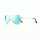 Revo Relay Sunglasses, Gold Frame, Blue Water Lens, Polarized, RE 1014 04 BL
