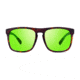 Revo Ryker Sunglasses, Matte Tortoise/Tortoise Rubber Frame, Green Water Lens, Polarized, RE 1035 02 GN