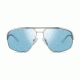 Revo Stargazer Single Vision Prescription Sunglasses, Chrome Frame, Polarized, RBV 1002 03 BLSV