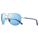 Revo Tarquin Single Vision Prescription Sunglasses, Chrome Frame, Polarized, RE 1083 03 BLSV