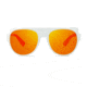 Revo Traverse Sunglasses, White Frame, Solar Orange Lens, Polarized, RE 1036 09 OG