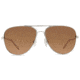 Revo Polarized Windspeed Sunglasses, Glass, Chrome Frame, Terra Lens RE3087-03-GBR