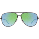 Revo Polarized Windspeed Sunglasses, Glass, Matte Black Frame, Green Water Lens RE3087-01-GGN