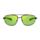 Revo Wraith Sunglasses, Black Frame, Green Water Lens, Polarized, RE 1018 01 GN