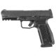 Arex Delta-Gen-2 Pistol, 9mm Luger, 4.5 in barrel, black polymer frame, integrated polymer grip, recoil operated semi-automatic, striker single-action, trigger and internal firing pin safety, fixed white 3-dot, 17 round magazine, AX-REX-DELTA-G2-2-FRRMPG