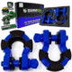 Rhino USA 8 Ton Super Shackles w/ Isolators, Blue, One Size, SUPERSHACK-BLU