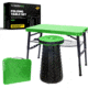 Rhino USA Folding Camping Table w/ Stool Set, Green, One Size, CA-FRTABSTL-GRN