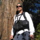 Ribz Front Pack, Stealth BLK, M, 34-38 w, 8 liter, RIBZBLK-M