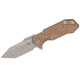 Rick Hinderer Knives Half Track Spearpoint SW, Stonewash Bronze, Ti Bronze, K2009STSBR