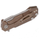 Rick Hinderer Knives Half Track Spearpoint WF, Battle Bronze, G10, K2009SGWBR