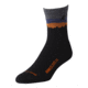 Ridge Merino Minaret Lightweight Merino Wool Hiking Crew Socks - Men's, Black, Large, 09001-BLK-L