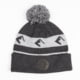 Ridge Merino Ridge Logo Pom Merino Wool Beanie, Heather Grey, One Size, 07020-HGR-OS