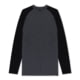 Ridge Merino Aspect Midweight Merino Wool Base Layer Long Sleeve Shirt - Men's, Heather Grey/Black, Small, 11005-HGB-S