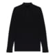 Ridge Merino Aspect Midweight Quarter Zip Merino Wool Base Layer Shirt - Men's, Black, Small, 11002-BLK-S