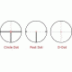 C Dot, P Dot, D Dot reticles