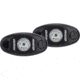 Rigid Industries A-Series Low Power LED Light w/ Black Housing, Pair, White, 482033