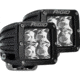 Rigid Industries D-Series PRO 3168 Lumens LED Hybrid-Spot Light, Pair, Black, 202213