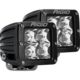 Rigid Industries D-Series PRO 3168 Lumens LED Hybrid-Spot Light, Pair, Black, 202213