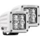 Rigid Industries D-Series PRO 3168 Lumens LED Hybrid-Spot Light, Pair, White, 602213