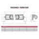 Rigid Industries Radiance + LED RGBW Light Bar, 50in, 250053