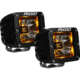 Rigid Industries Radiance  Pod Backlight w/ Black Housing, Pair, Amber, 20204