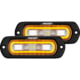 Rigid Industries SR-L Series LED Flush Mount Spreader Light w/ Black Housing, Amber Halo, 53223