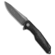 Rike Knife Rike Knife 801GB Kwaiken Frame Lock Knife Black G-10 3.75" Gray, Black, 154CM, adult, BHQ-80874