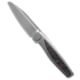 Rike Knife Baidi-S Folding Knife, 3.43in, Bohler M390 Stainless Steel, Sheepsfoot Blade, Carbon Fiber, Titanium, Black/Red Handle, Black/Red/Gray, 7.68 inch, BHQ-208857