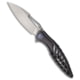 Rike Knife Thor 6 Folding Knife, 3.35in, Bohler M390 Stainless Steel, Drop Point Blade, Titanium, Dark Gray Handle, Dark Gray/Dark Gray, 8.26 inch, BHQ-221714
