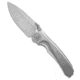 Rike Knife Tissot 1 Folding Knife, 3.74in, Bohler M390 Stainless Steel, Drop Point Blade, Titanium, Gray Handle, Gray/Gray, 8.27 inch, BHQ-208864