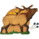 Rinehart Game Room Dartboard, Bull Elk, 1006253