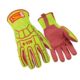 Ringers Gloves Super Hero Synthetic Leather Slip-on Cuff Gloves, Red/yellow - R179-11