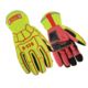 Ringers Gloves Super Hero Synthetic Leather Slip-on Cuff Insulated Gloves, Red/yellow/black - R176-08
