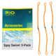 RIO Products Antirevolution Spey Swivel, 3-Pack, RIO-26009