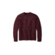 Smartwool Ripple Ridge Crew Sweater-Men's, Tibetan Red H-Charcoal Heather, Extra Large, SW000297A78-XL