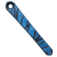 Ripps Garage Tech Ripps Garage Tech Chris Reeve Knives Pocket Clip - Matte Blue Timascus, Blue, adult, BHQ-202713