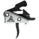 RISE Armament 1776 AR Trigger, Curved, Silver/Black, RA-1776-BR