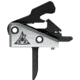 RISE Armament 1776 AR Trigger, Flat, Silver/Black, RA-1776F-BR