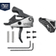 Rise Armament OPMOD Hex-C RA-240 AR15/AR10 Enhanced Rifle Trigger and Micro Handstop, Black/Graphite, RA-240-HEXC-BLK-030-GPHT
