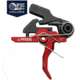 Rise Armament OPMOD RA-101 HEX-C Single-Stage AR Trigger, Curved, 4lb, Black/Red, RA-101-HEXC-RED