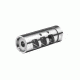Rise Armament RA-701 Compensator, .223/5.56, 1/2x28, Silver RA-701-SLVR