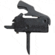RISE Armament Rave 140 Flat 3.5lb Drop-In Trigger w/ Anti Walk Pins, Black, RA-R140F-AWP