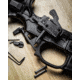 RISE Armament Rave 140 Flat 3.5lb Drop-In Trigger w/ Anti Walk Pins, Black, RA-R140F-AWP