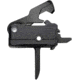 RISE Armament Rave PCC Trigger with Anti-Walk Pins, Flat Blade, Black, T017F-PCC-BLK