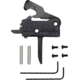 RISE Armament Rave PCC Trigger with Anti-Walk Pins, Flat Blade, Black, T017F-PCC-BLK